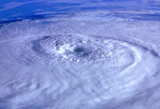 Hurricane from above